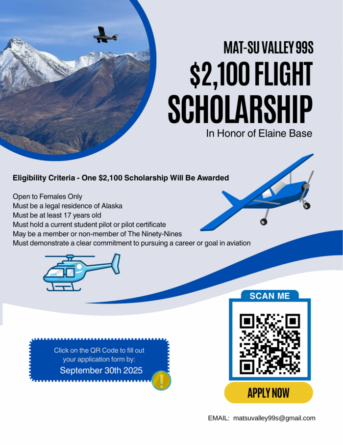 Scholarship Flyer with QR Code